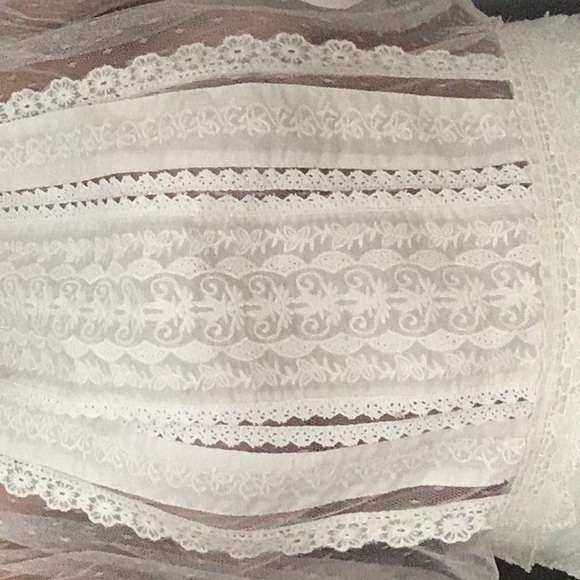 Lace and tool boho top - Picture 3 of 7